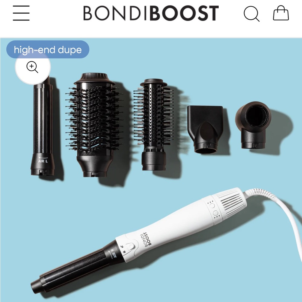 White and Black Hair Styling Set